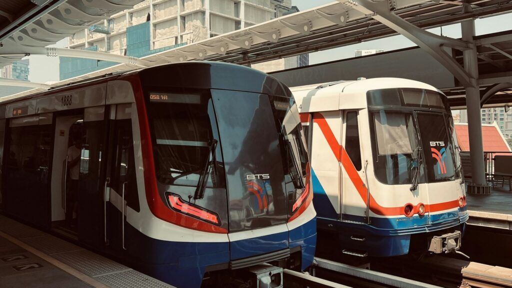 BTS Skytrain station in Bangkok, a quick way to reach a clinic in the Sukhumvit area
